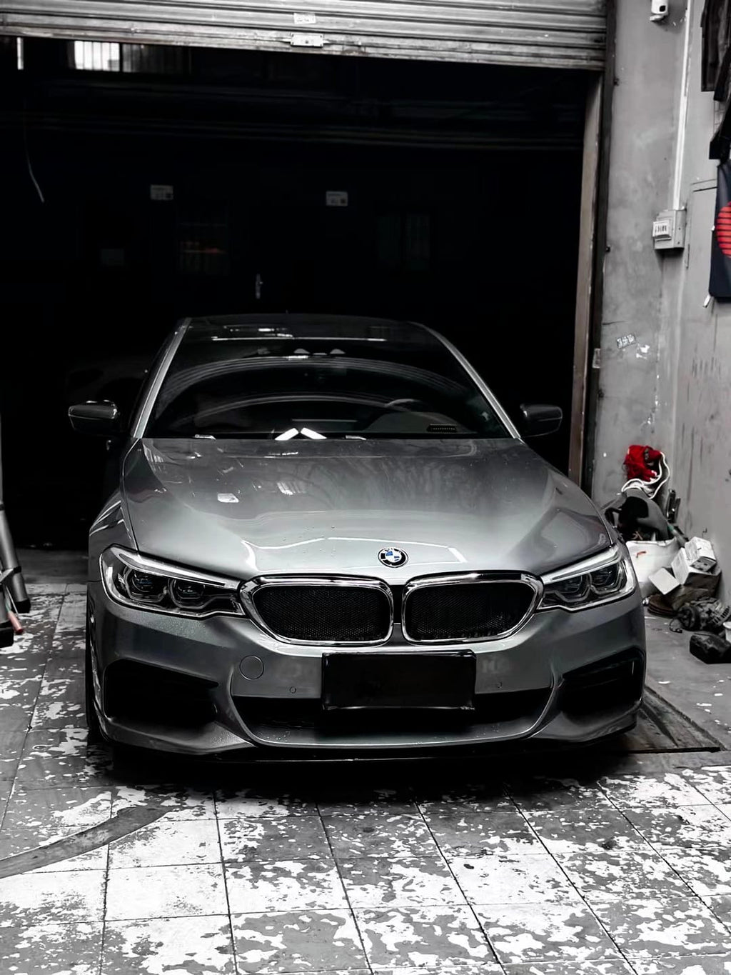 AERO CARBON - BMW 5 SERIES G30 ABS GLOSS BLACK MESH GRILLE