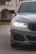 AERO CARBON – BMW 5 SERIES G30 LCI CARBON FRONT LIP TKD STYLE
