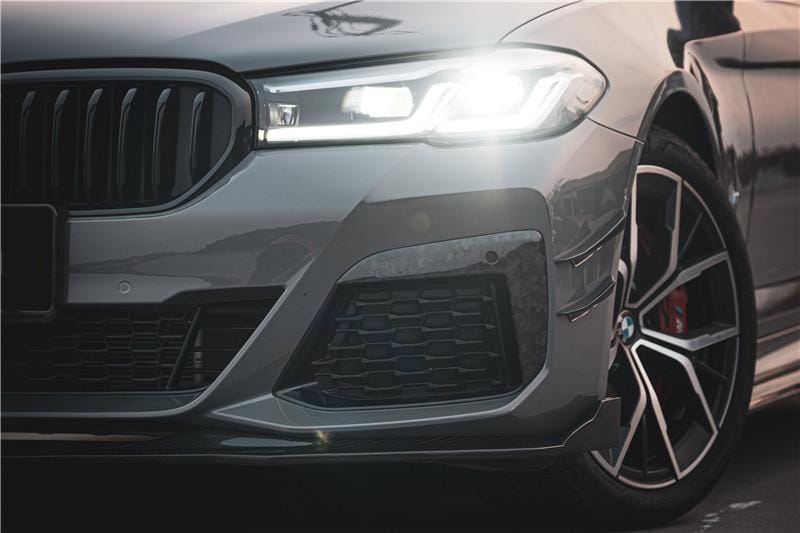 AERO CARBON – BMW 5 SERIES G30 LCI CARBON FRONT LIP TKD STYLE