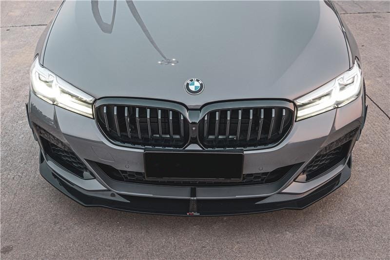 AERO CARBON – BMW 5 SERIES G30 LCI CARBON FRONT LIP TKD STYLE