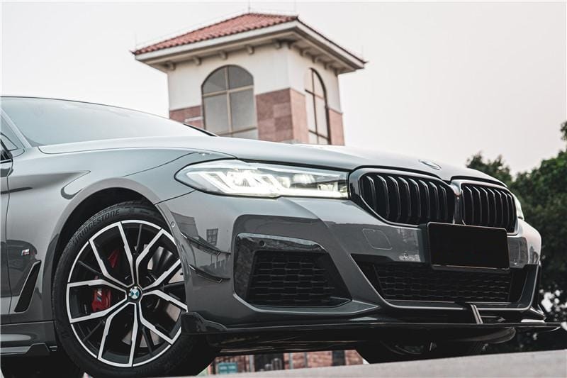 AERO CARBON – BMW 5 SERIES G30 LCI CARBON FRONT LIP TKD STYLE