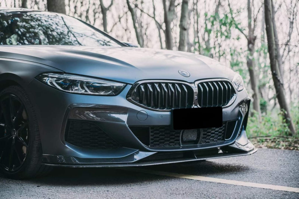 AERO CARBON - BMW 8 SERIES G16 GRAN COUPE CARBON FIBRE FRONT LIP AC STYLE