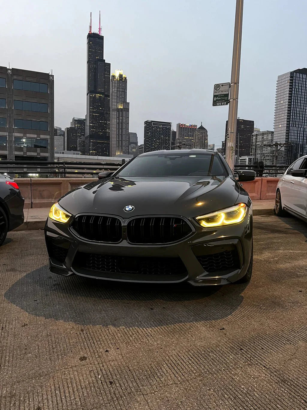 AERO CARBON - BMW 8 SERIES /  M8 CSL YELLOW HEADLIGHTS MODULE