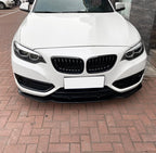AERO CARBON - BMW F22 F23 2 SERIES ( SPORT ) ABS PLASTIC FRONT LIP SPLITTER