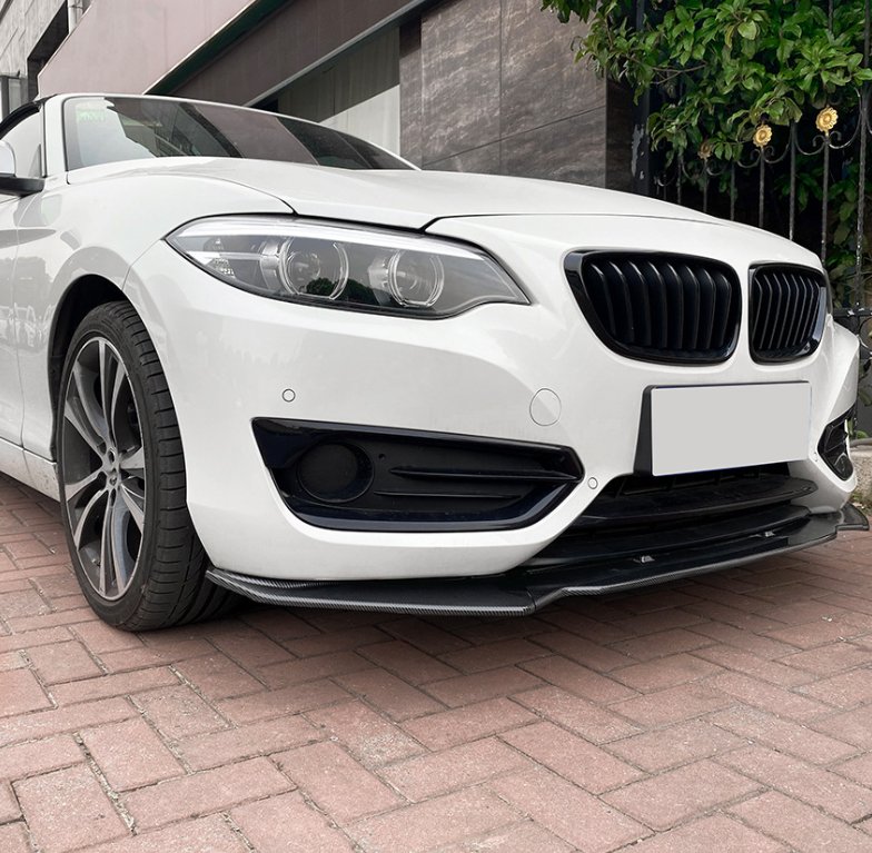 AERO CARBON - BMW F22 F23 2 SERIES ( SPORT ) ABS PLASTIC FRONT LIP SPLITTER
