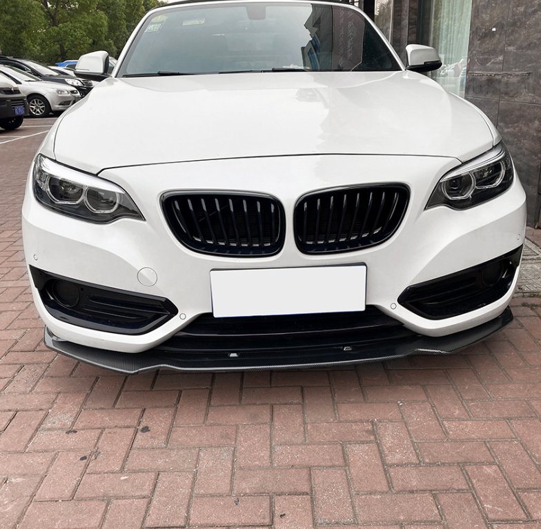 AERO CARBON - BMW F22 F23 2 SERIES ( SPORT ) ABS PLASTIC FRONT LIP SPLITTER