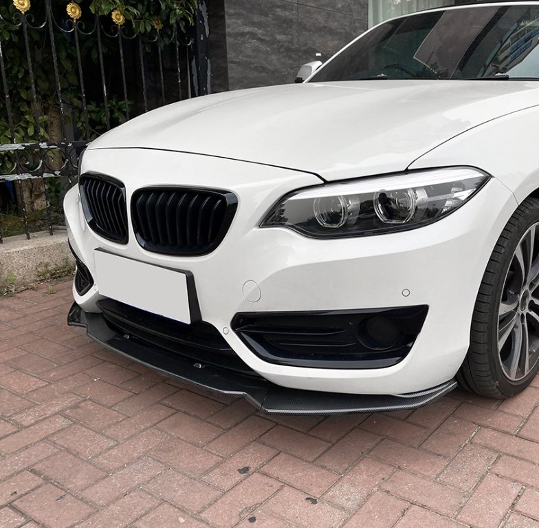 AERO CARBON - BMW F22 F23 2 SERIES ( SPORT ) ABS PLASTIC FRONT LIP SPLITTER