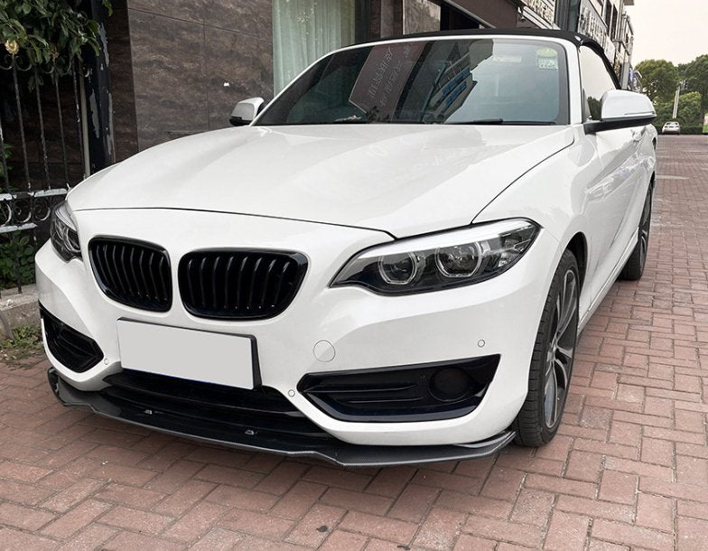 AERO CARBON - BMW F22 F23 2 SERIES ( SPORT ) ABS PLASTIC FRONT LIP SPLITTER