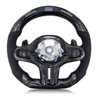 AERO CARBON - BMW G SERIES LED FORGED CARBON STEERING WHEEL W/HEATED OPTION