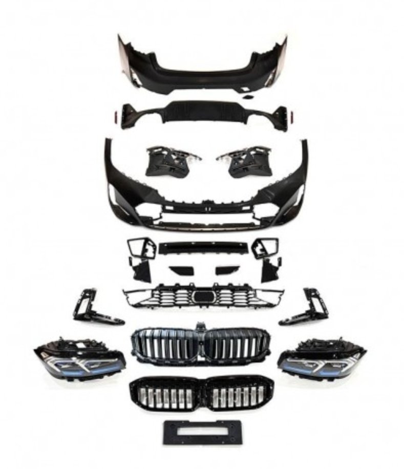 AERO CARBON - BMW 3 SERIES G20 2019-22 UPGRADE TO 3 SERIES G20 2023+ LCI FULL BODY CONVERSION KIT