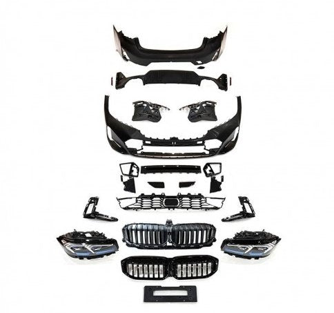 AERO CARBON - BMW 3 SERIES G20 2019-22 UPGRADE TO 3 SERIES G20 2023+ LCI FULL BODY CONVERSION KIT
