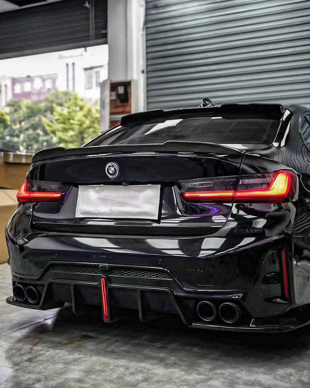 BMW 3 Series G20 LCI Glossy Carbon Fibre Diffuser – Mod Central