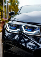 AERO CARBON - BMW G20 3 SERIES OS STYLE LASER LIGHTS WITH YELLOW MODULE