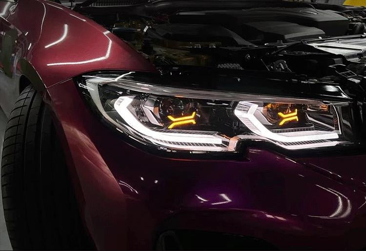 AERO CARBON - BMW G20 FRONT HEADLIGHTS XX STYLE