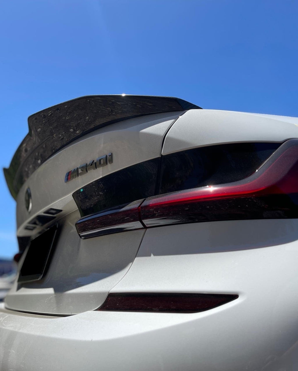 AERO CARBON- BMW G20 GLOSS BLACK PSM STYLE SPOILER