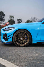AERO CARBON - BMW G22 4 SERIES CARBON FIBRE FRONT CANARDS