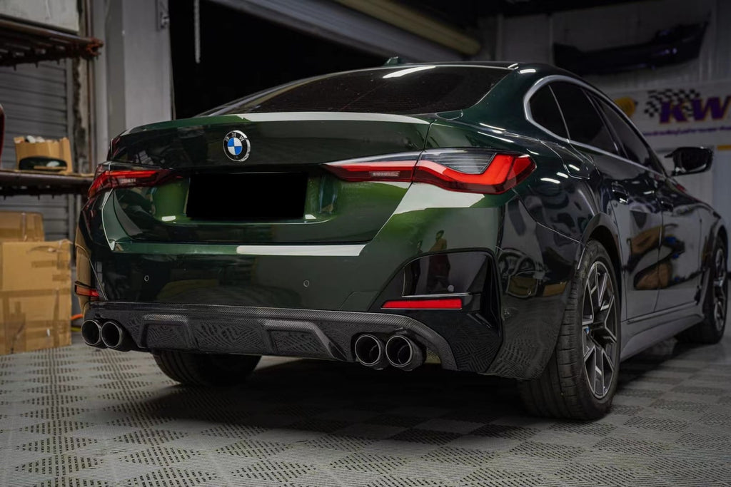 AERO CARBON - BMW G26 4 SERIES GRAN COUPE CARBON DIFFUSER + EXHAUST TIPS