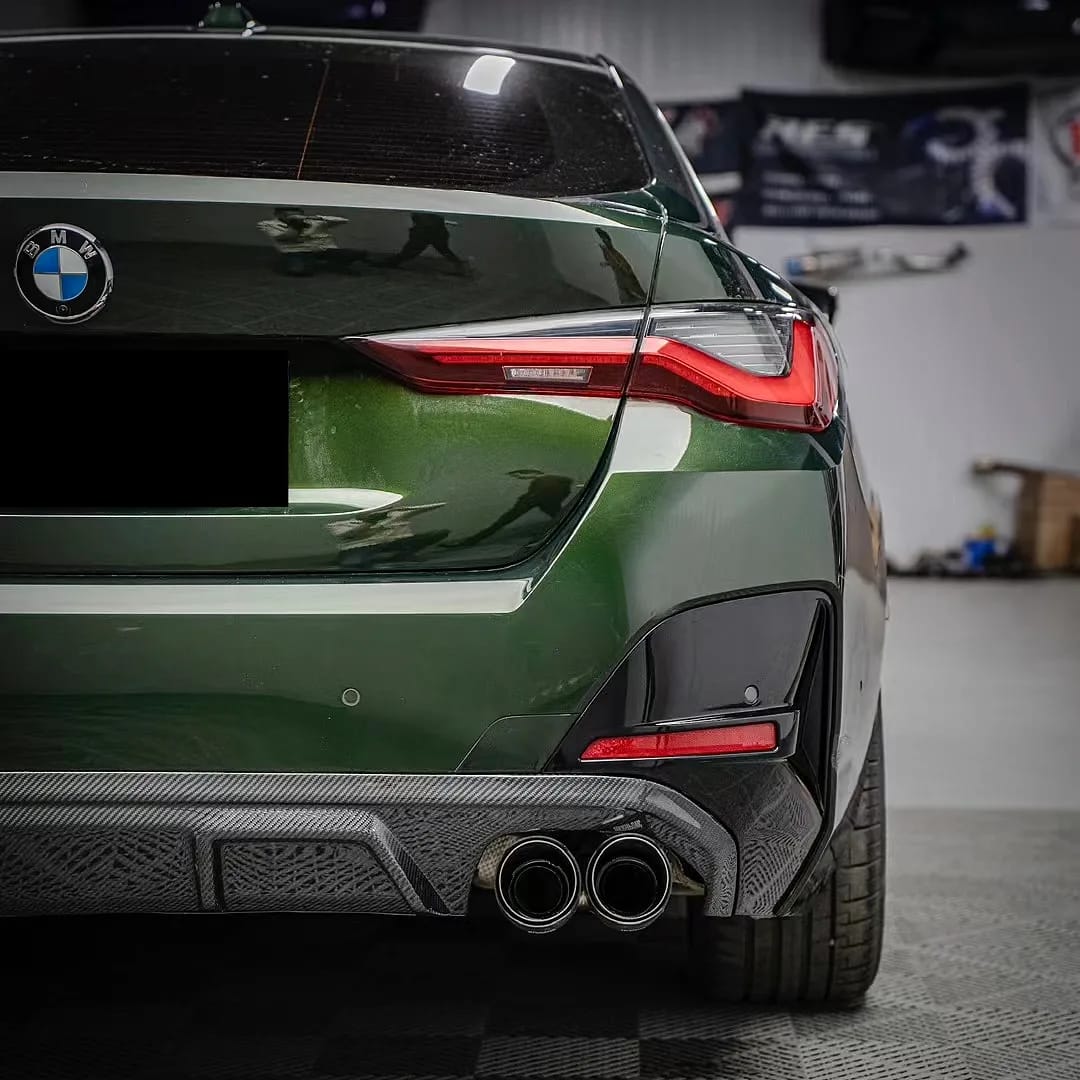 AERO CARBON - BMW G26 4 SERIES GRAN COUPE CARBON DIFFUSER + EXHAUST TIPS