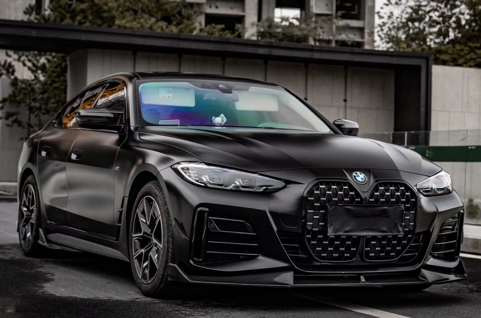 AERO CARBON - BMW G26 4 SERIES GRAN COUPE CARBON FRONT LIP