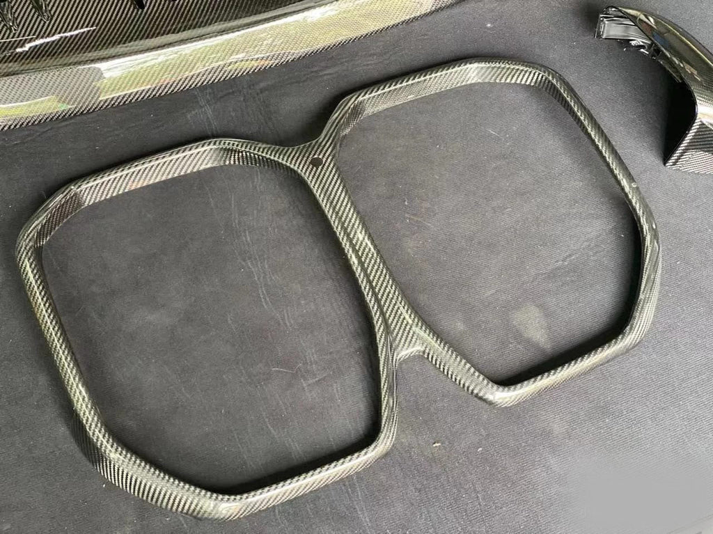AERO CARBON - BMW i4 G26 CARBON FIBRE FRONT GRILL ADD ON