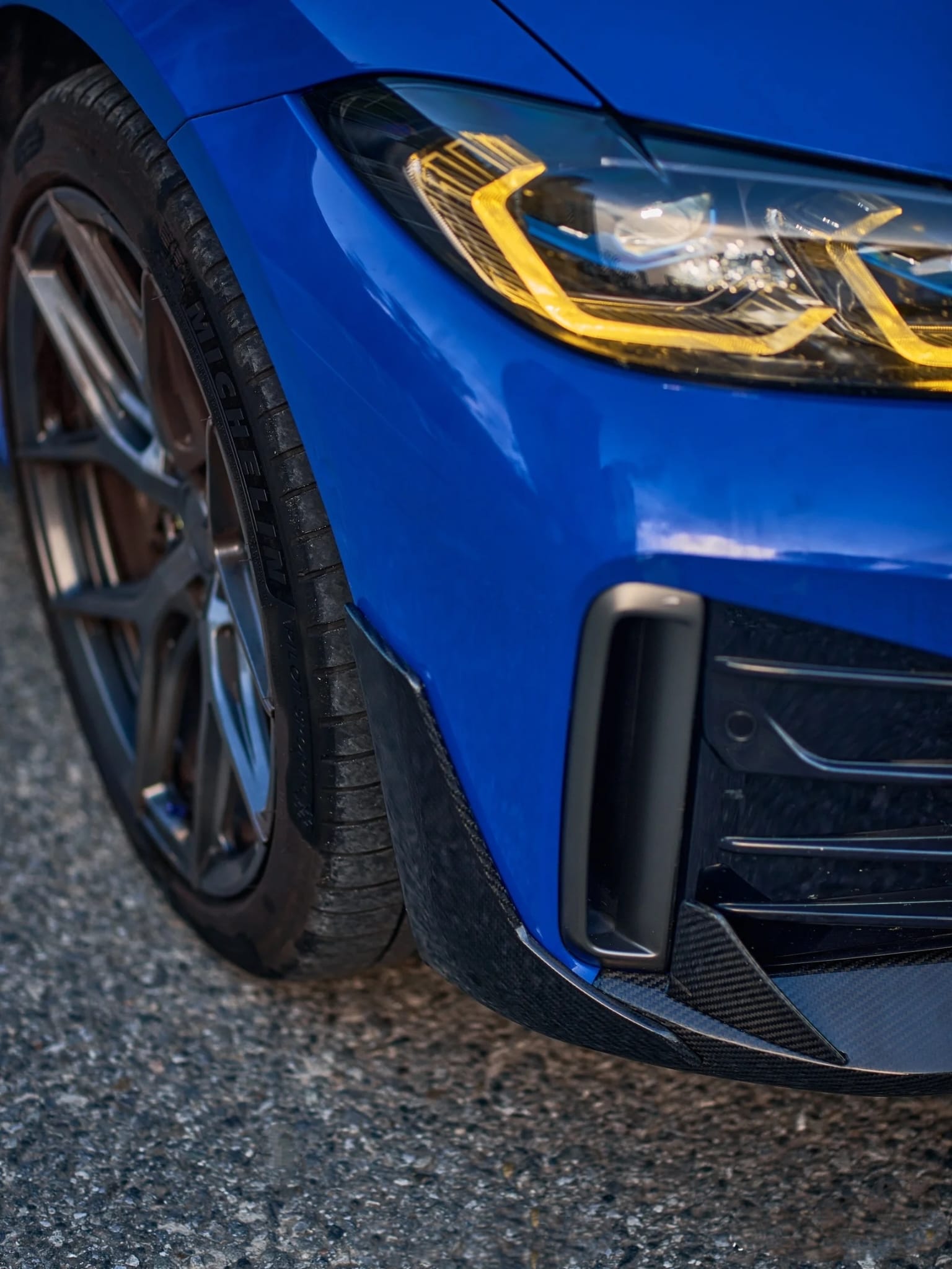 AERO CARBON - BMW i4 G26 CARBON FIBRE FRONT LIP SPLITTER