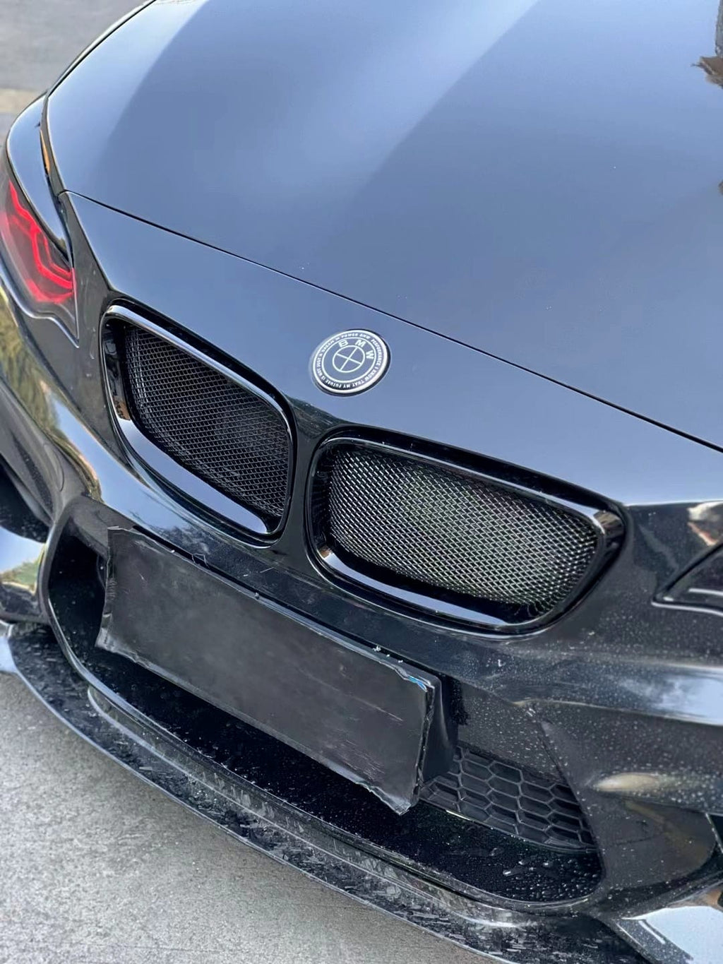AERO CARBON - BMW M2 F87 ABS GLOSS BLACK MESH GRILLE