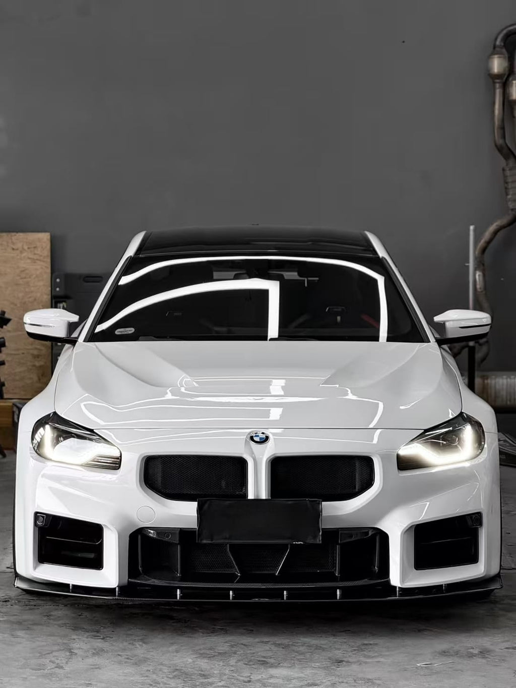 AERO CARBON - BMW M2 G87 ABS GLOSS BLACK MESH GRILLE