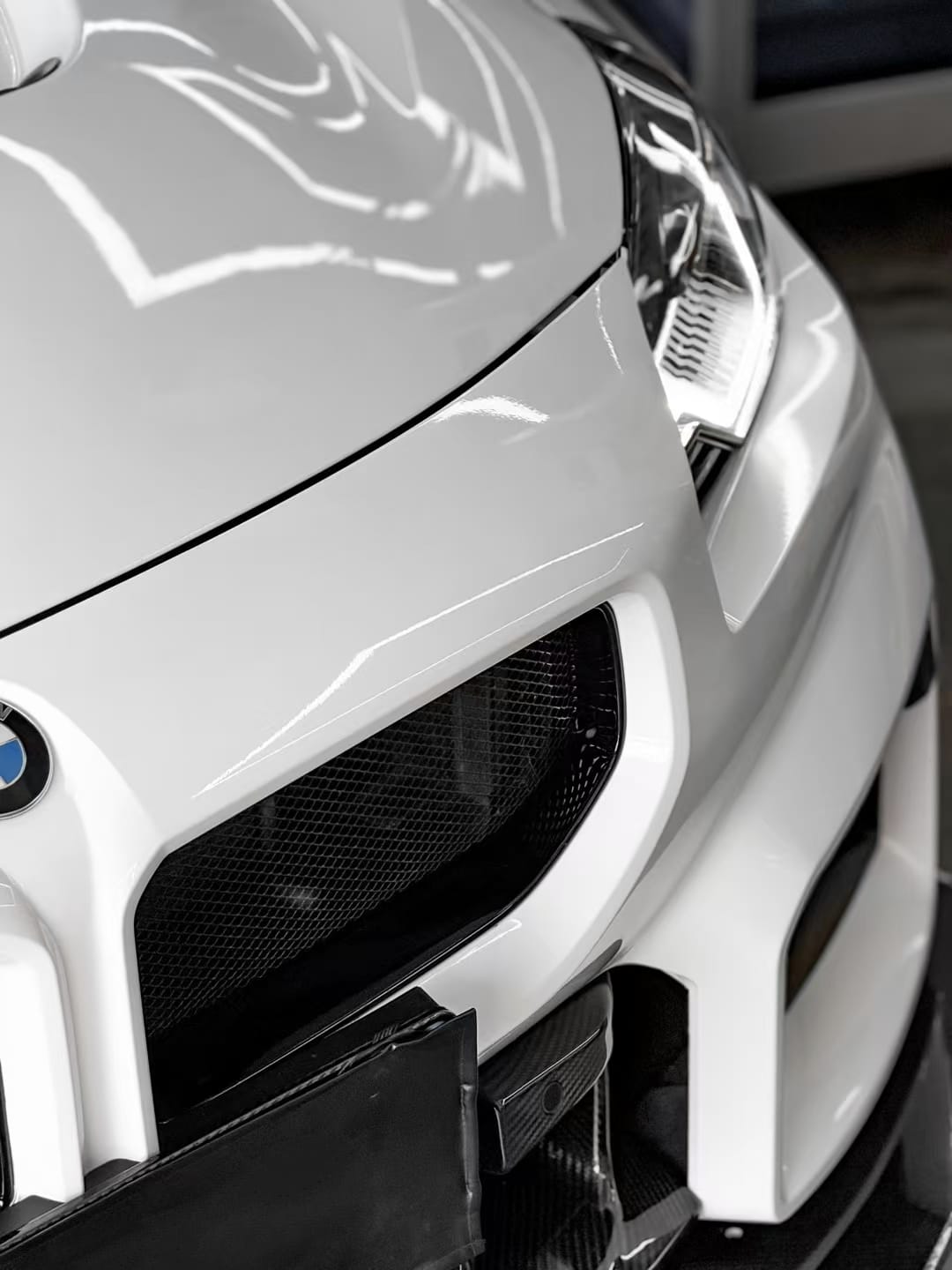 AERO CARBON - BMW M2 G87 ABS GLOSS BLACK MESH GRILLE
