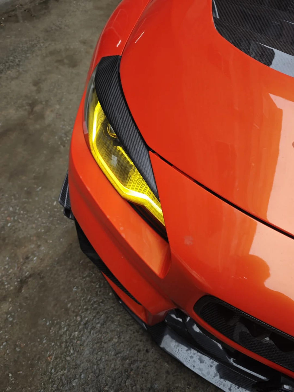 AERO CARBON - BMW M2 G87 CARBON FIBER HEADLIGHT EYE BROW TRIMS