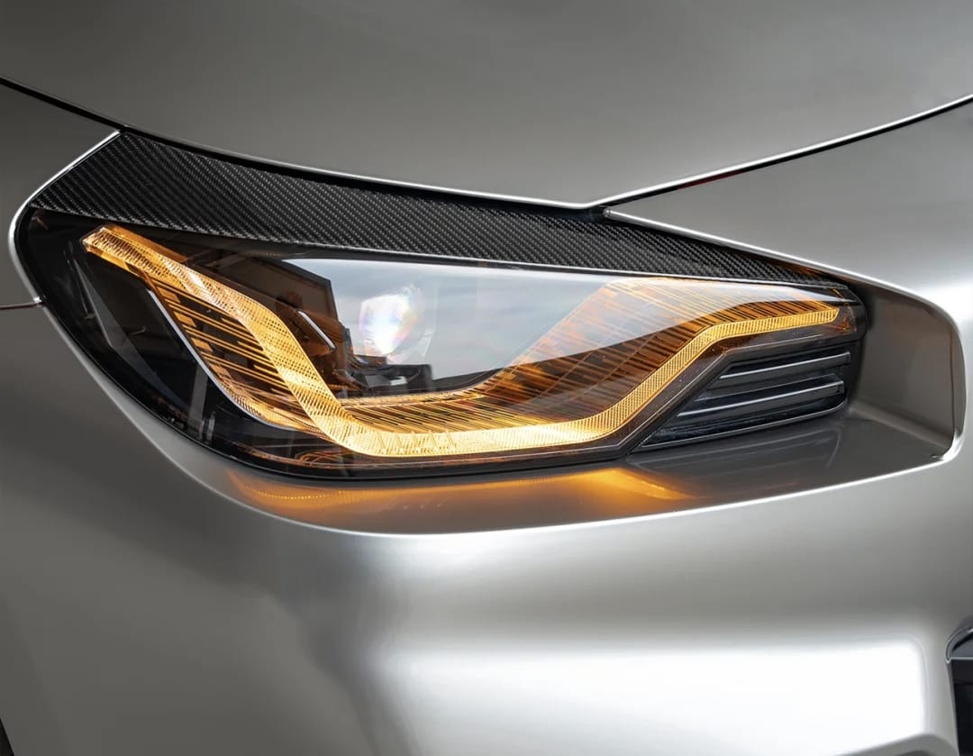 AERO CARBON - BMW M2 G87 CARBON FIBER HEADLIGHT EYE BROW TRIMS