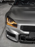 AERO CARBON - BMW M2 G87 CARBON FIBER HEADLIGHT EYE BROW TRIMS
