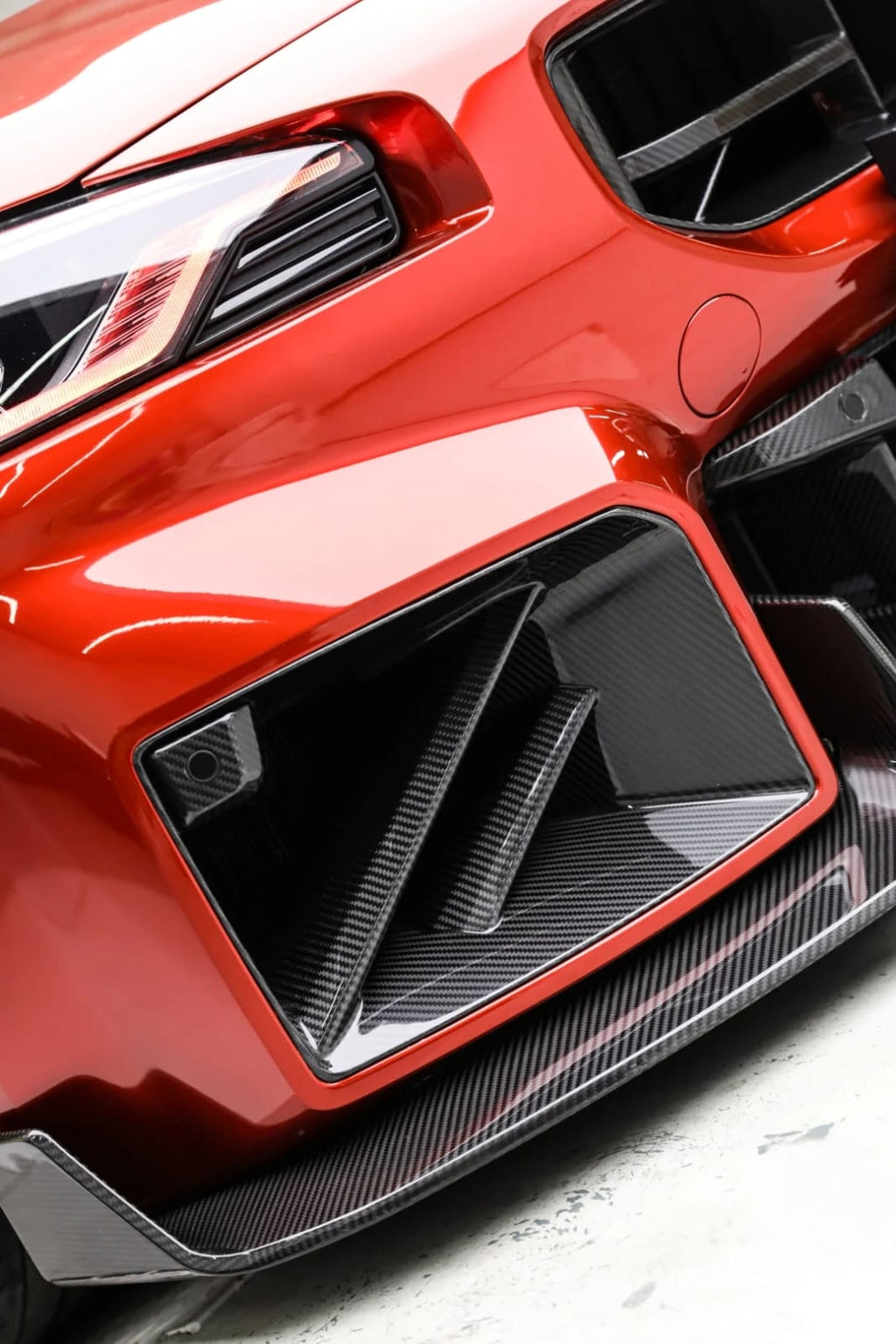 AERO CARBON - BMW M2 G87 DRY CARBON FIBER AD STYLE FRONT LIP