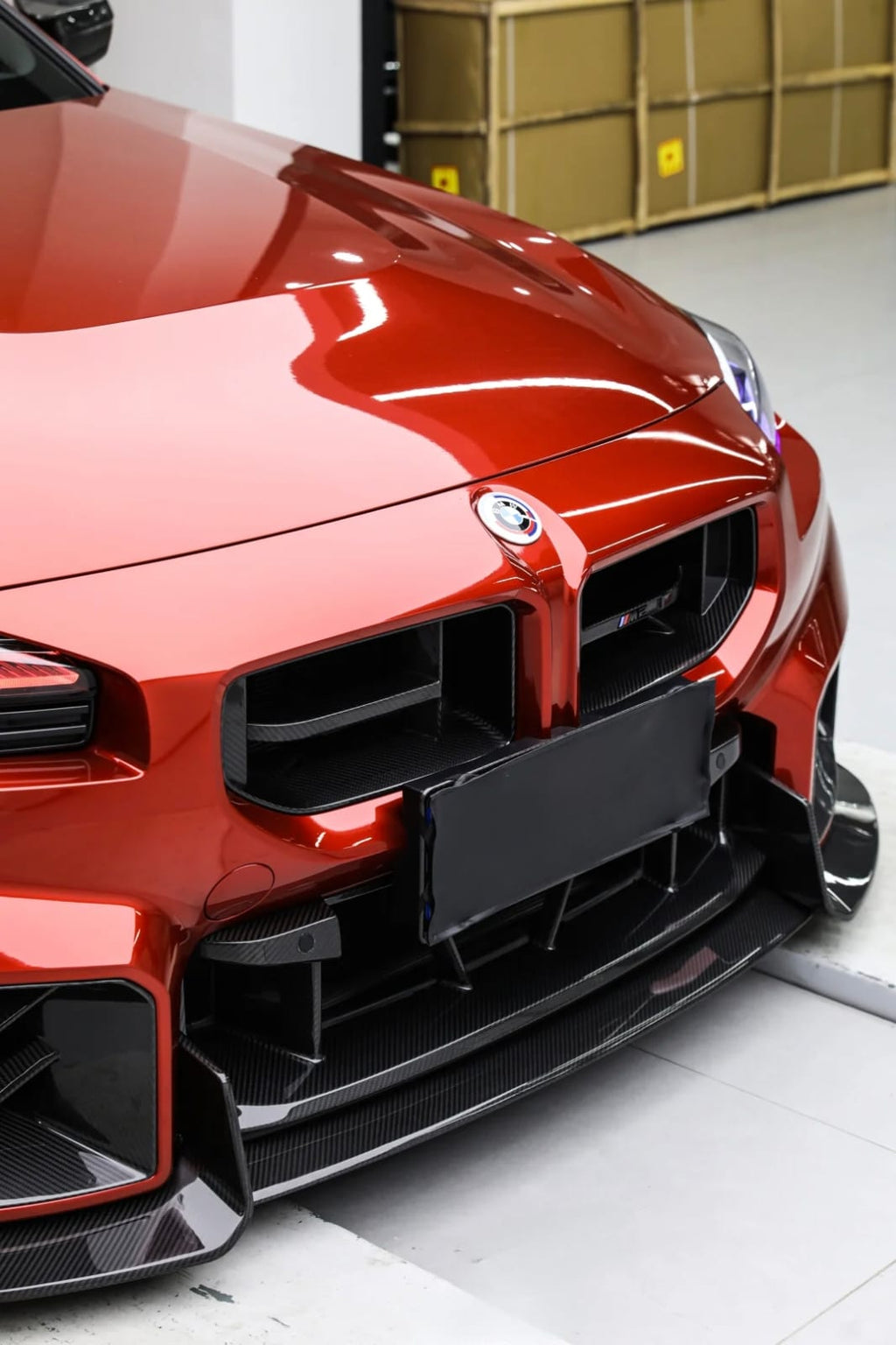 AERO CARBON - BMW M2 G87 DRY CARBON FIBER AD STYLE FRONT LIP