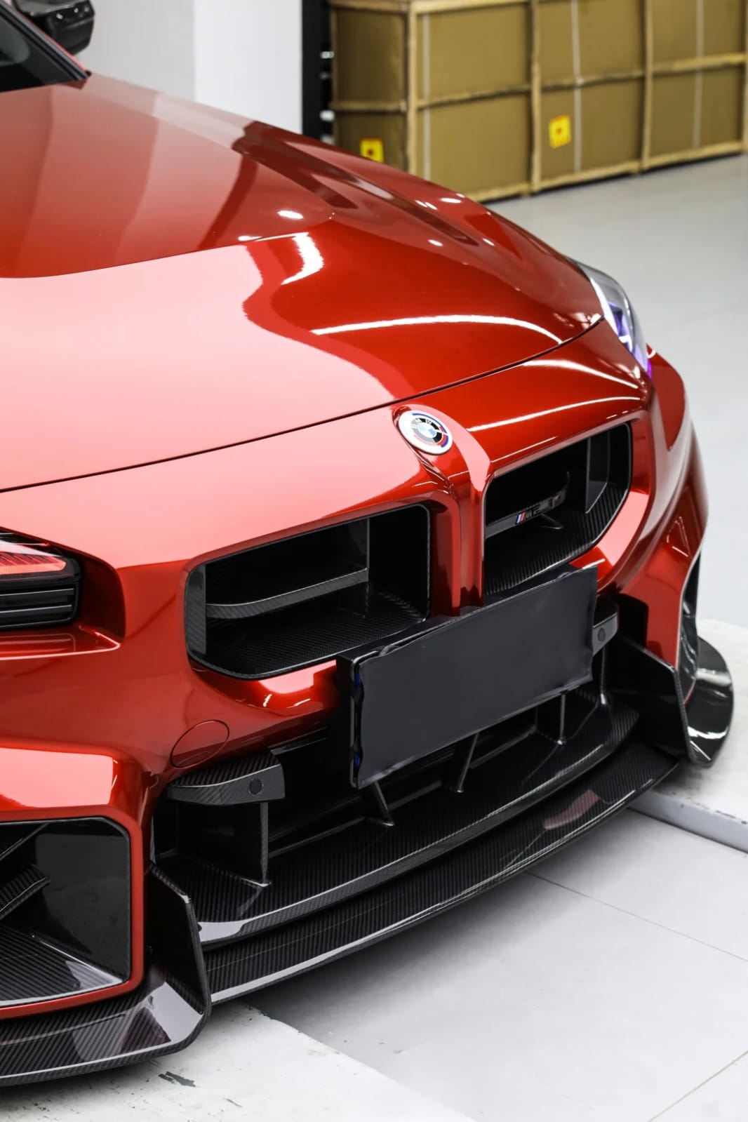 AERO CARBON - BMW M2 G87 DRY CARBON FIBER AD STYLE FRONT LIP
