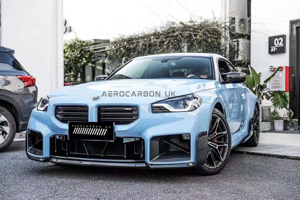 AERO CARBON - BMW M2 G87 DRY CARBON FIBRE FRONT DUCT INSERTS MP STYLE