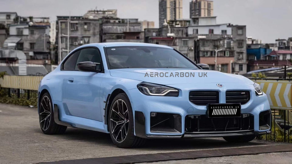 AERO CARBON - BMW M2 G87 DRY CARBON FIBRE FRONT DUCT INSERTS MP STYLE