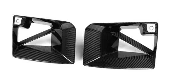 AERO CARBON - BMW M2 G87 DRY CARBON FIBRE FRONT DUCT INSERTS MP STYLE