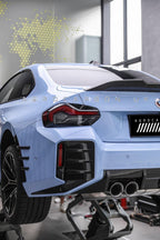 AERO CARBON - BMW M2 G87 DRY CARBON FIBRE REAR BUMPER ATTACHMENTS MP STYLE