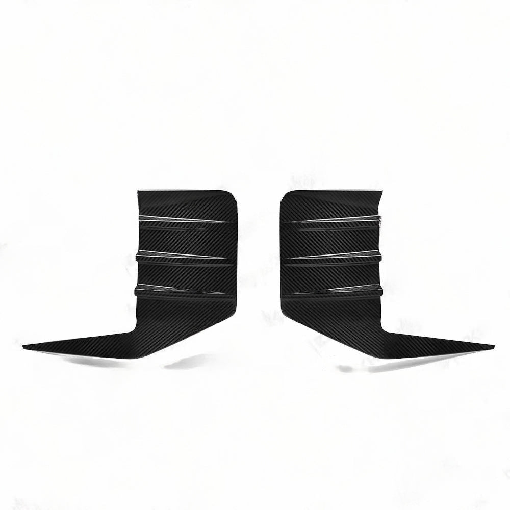 AERO CARBON - BMW M2 G87 DRY CARBON FIBRE REAR BUMPER ATTACHMENTS MP STYLE