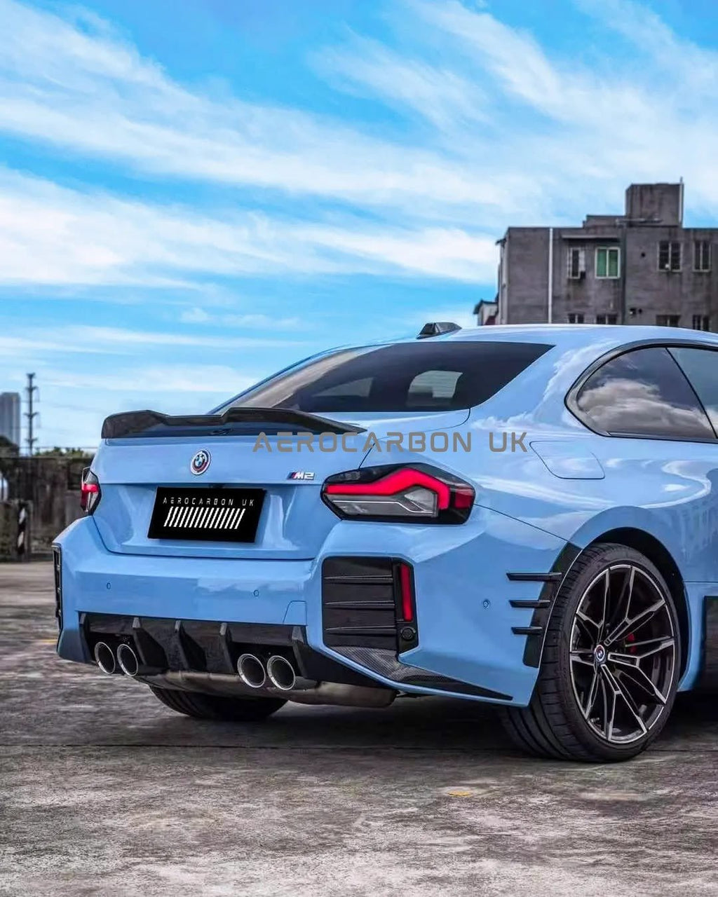 AERO CARBON - BMW M2 G87 DRY CARBON FIBRE REAR DIFFUSER MP STYLE