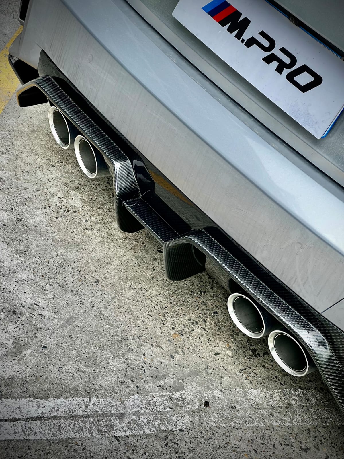 AERO CARBON - BMW M2 G87 DRY CARBON FIBRE REAR DIFFUSER PRO STYLE