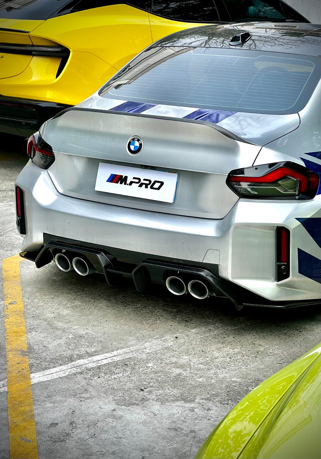 AERO CARBON - BMW M2 G87 DRY CARBON FIBRE REAR DIFFUSER PRO STYLE