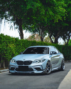 AERO CARBON - BMW M2C F87 DRY CARBON FIBRE FRONT LIP 3D STYLE