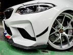 AERO CARBON - BMW M2C F87 DRY CARBON FIBRE FRONT LIP CS STYLE
