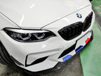 AERO CARBON - BMW M2C F87 DRY CARBON FIBRE FRONT LIP CS STYLE