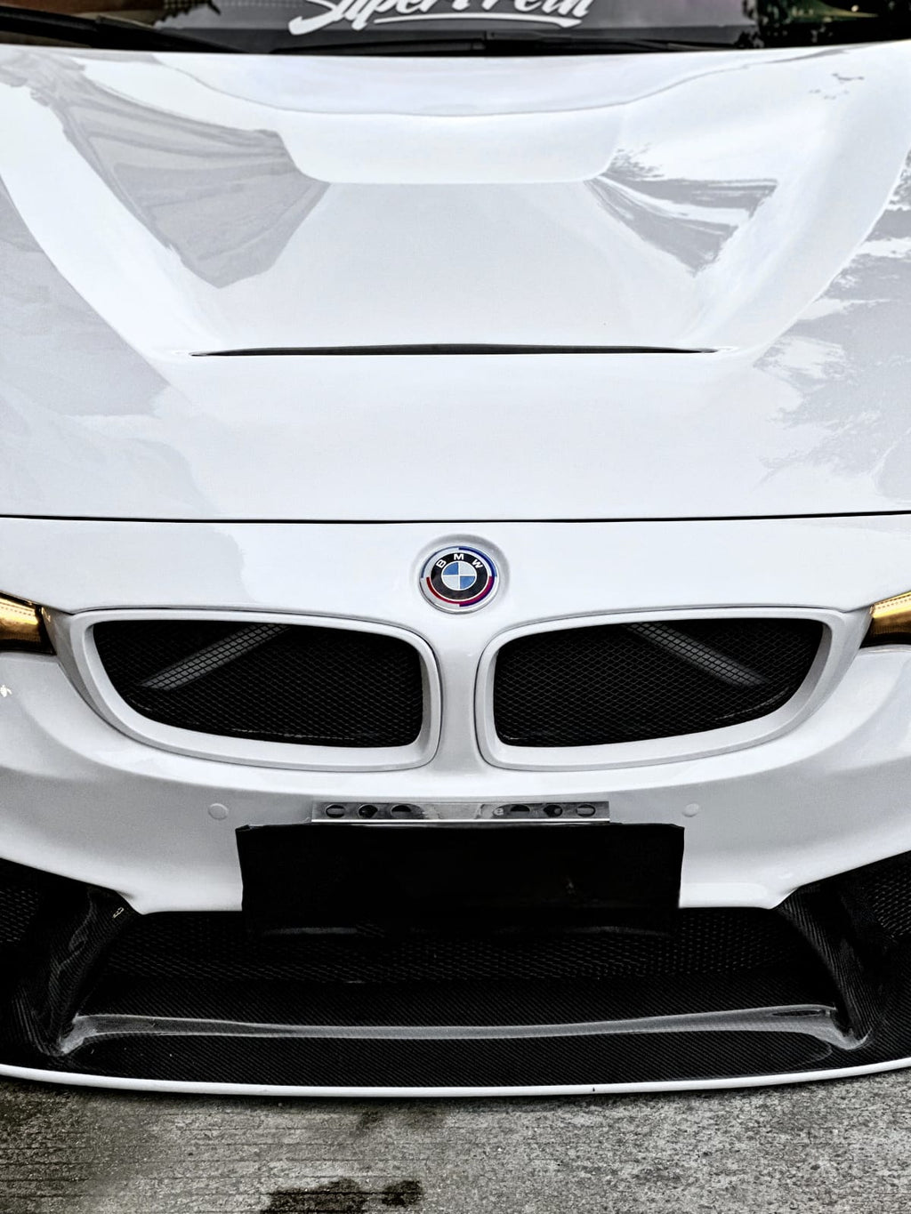 AERO CARBON - BMW M3 F80 / M4 F82 ABS PLASTIC LCI MESH GRILL