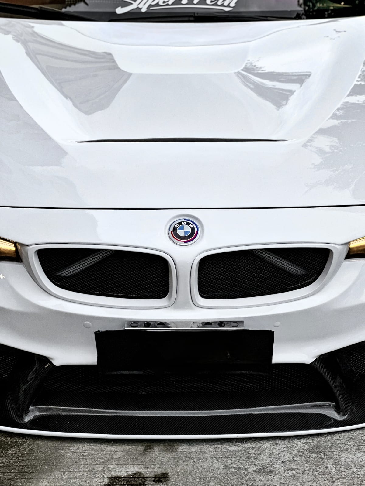 AERO CARBON - BMW M3 F80 / M4 F82 ABS PLASTIC LCI MESH GRILL