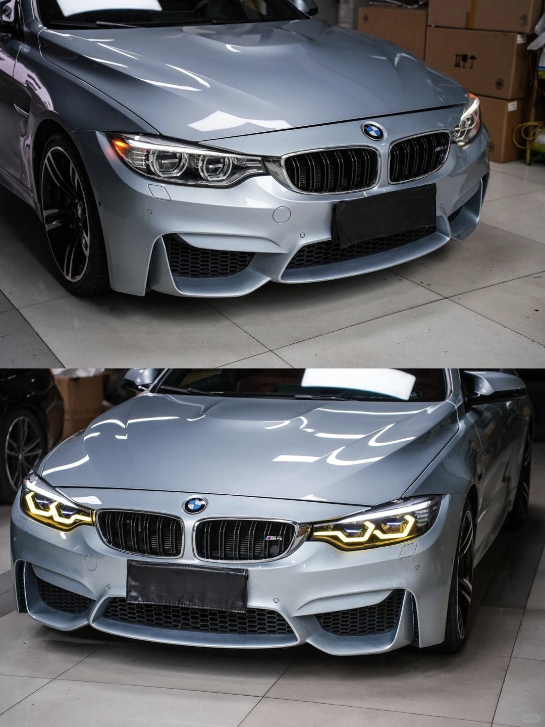 AERO CARBON - BMW M3 F80 / M4 F82 OS STYLE HEADLIGHTS