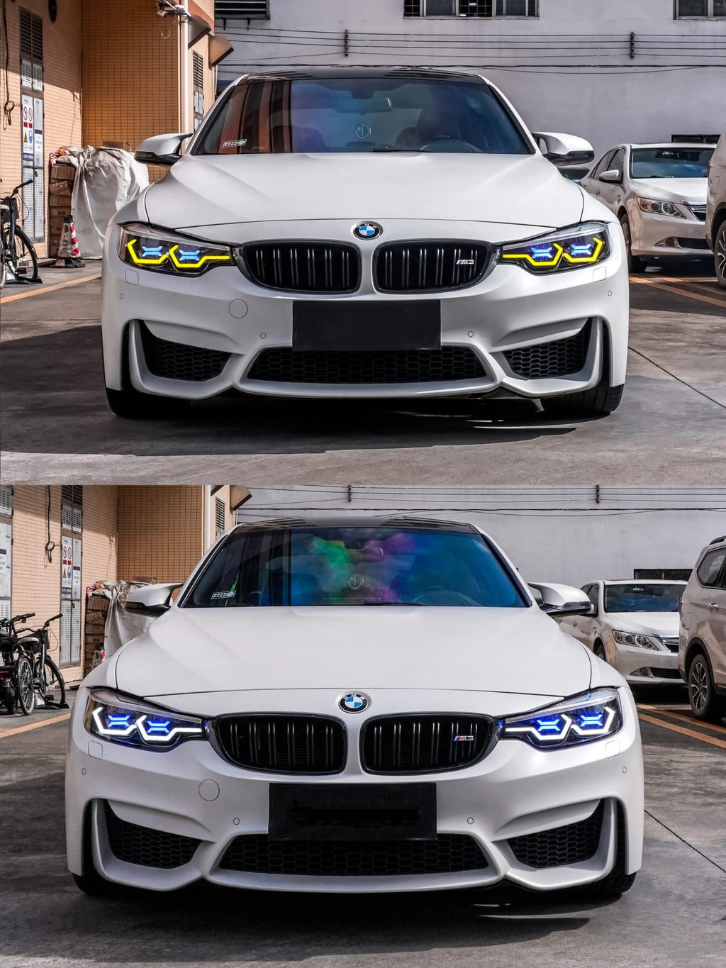 AERO CARBON - BMW M3 F80 / M4 F82 OSX STYLE HEADLIGHTS