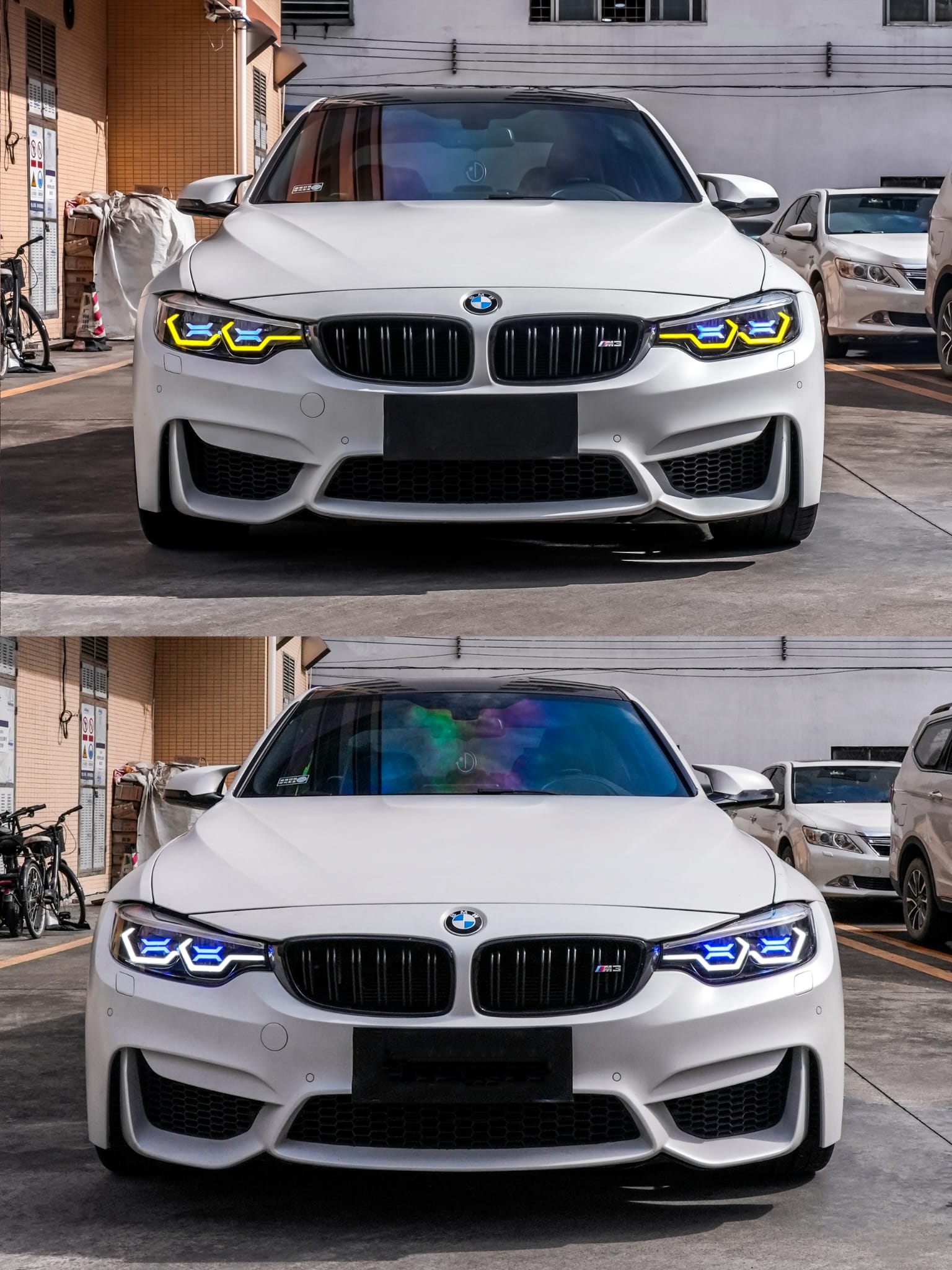 AERO CARBON - BMW M3 F80 / M4 F82 OSX STYLE HEADLIGHTS